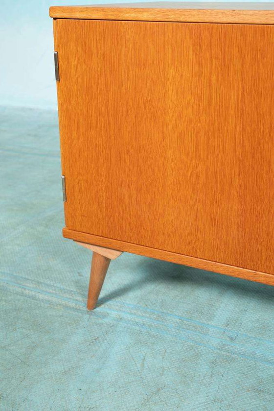 Image 1 of Vintage Anrichte Eiche, blond minimalistischer Schrank Schweden
