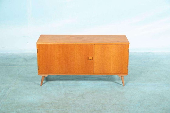 Image 1 of Vintage Anrichte Eiche, blond minimalistischer Schrank Schweden