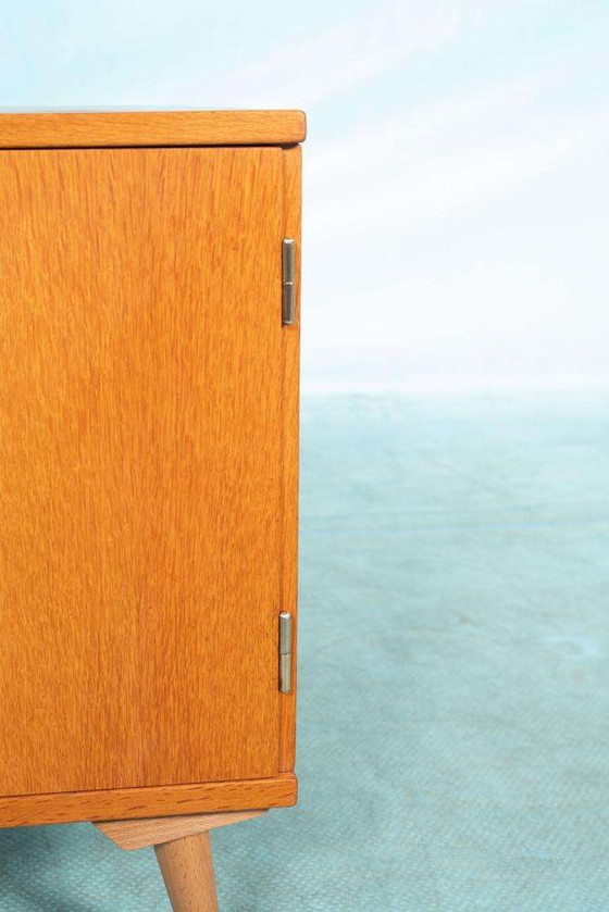 Image 1 of Vintage Anrichte Eiche, blond minimalistischer Schrank Schweden