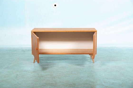 Image 1 of Vintage Anrichte Eiche, blond minimalistischer Schrank Schweden