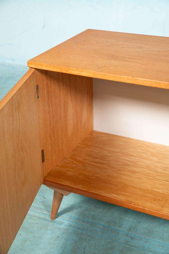 Image 1 of Vintage Anrichte Eiche, blond minimalistischer Schrank Schweden