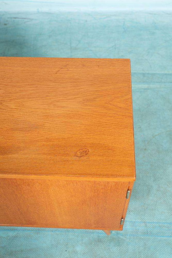 Image 1 of Vintage Anrichte Eiche, blond minimalistischer Schrank Schweden