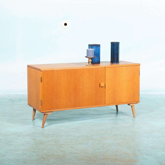 Image 1 of Vintage Anrichte Eiche, blond minimalistischer Schrank Schweden
