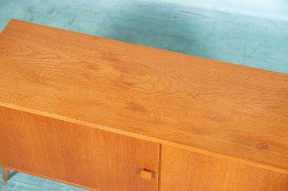 Image 1 of Vintage Anrichte Eiche, blond minimalistischer Schrank Schweden