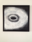 Ton Sparla Acryl auf Leinwand; "Das schwarze Loch"