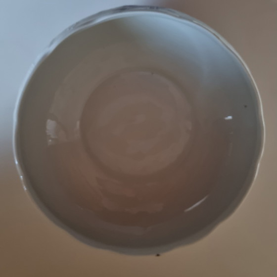 Image 1 of  Suppenschüssel Wilder Efeu Frau Mit Hut Cnp Frankreich