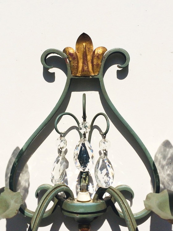 Image 1 of Paar Vintage 50S neoklassischen Stil Wandleuchten