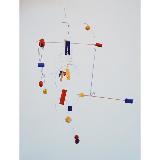 Image 1 of Vintage Kinetic Mobile "Laghiman 1"