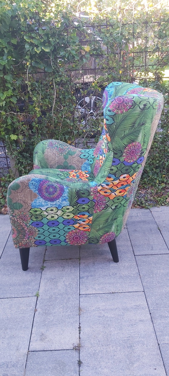 Image 1 of Moor-Sessel mit Fußhocker der Dutch Seating Company .