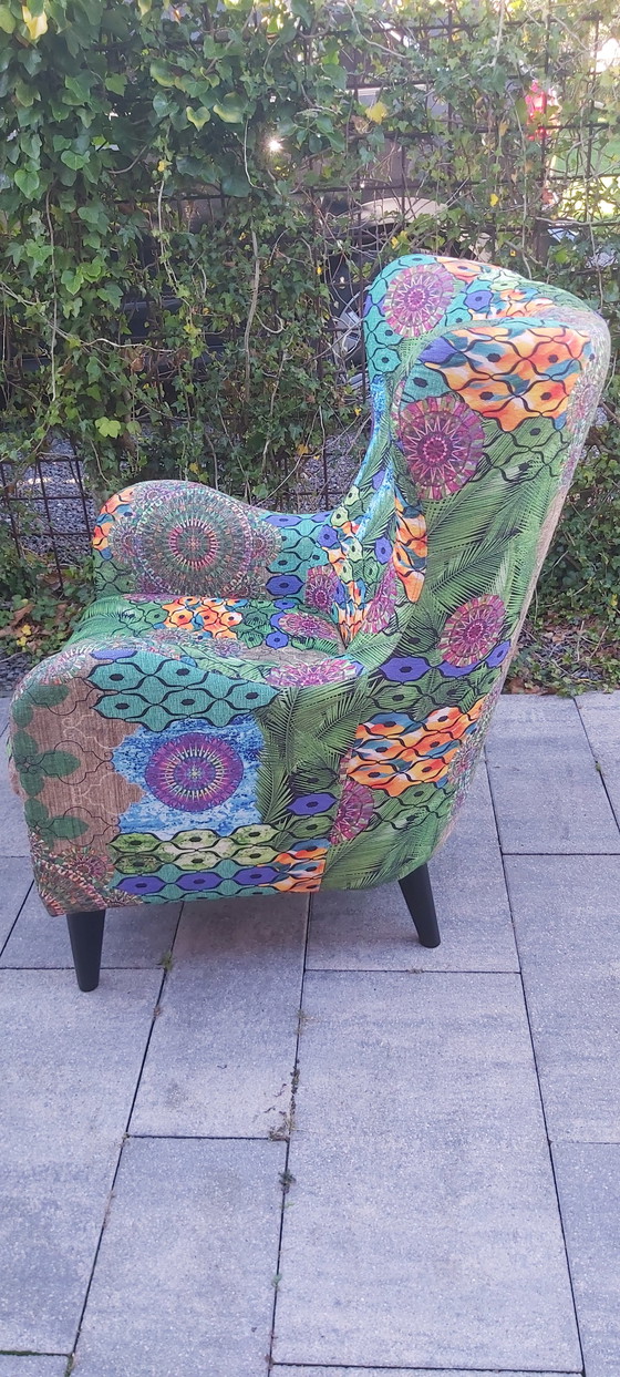 Image 1 of Moor-Sessel mit Fußhocker der Dutch Seating Company .