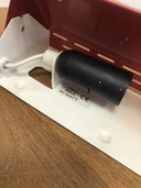 G&G Nachttischlampe Rot
