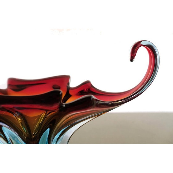 Image 1 of Italienische Vase aus der Mitte des Jahrhunderts aus Muranoglas, 1960er Jahre