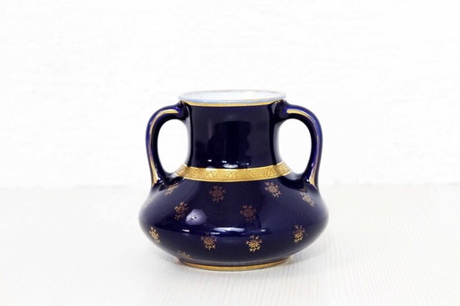 Jugendstil-Porzellanvase aus Limoges Frankreich