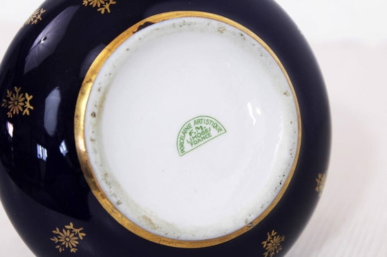Image 1 of Jugendstil-Porzellanvase aus Limoges Frankreich