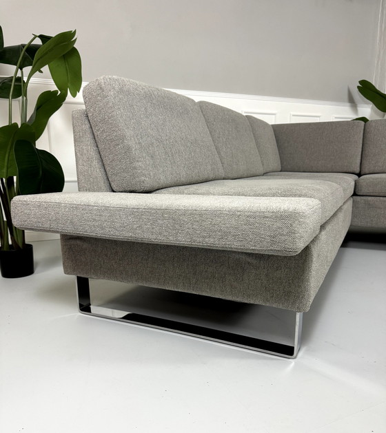 Image 1 of Brühl Alba Ecksofa Designer Sofa Couch Stoff Grau