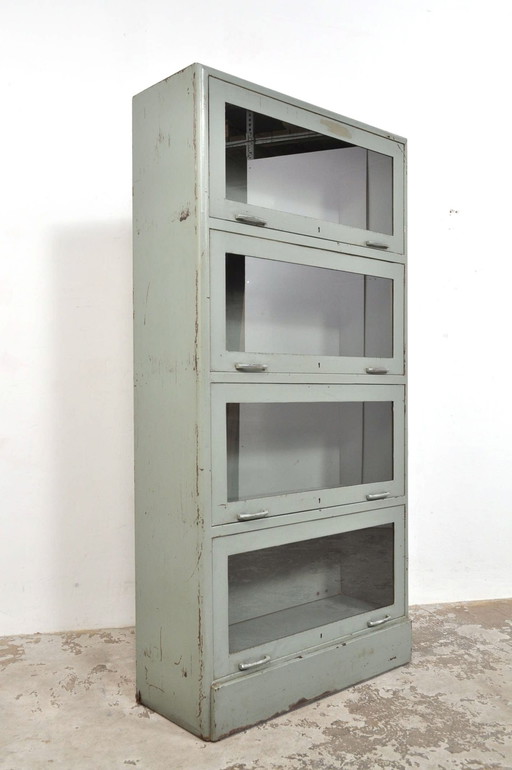 Vintage Stahl Bücherregal