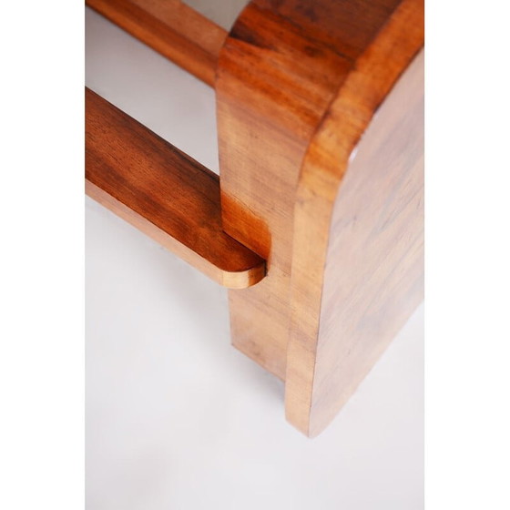 Image 1 of Art Deco Beistelltisch aus Nussbaumholz, 1930er Jahre