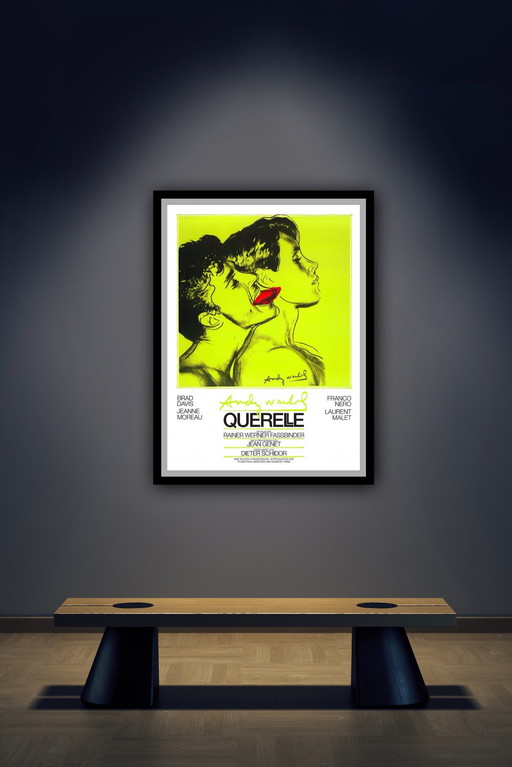 Andy Warhol Giclee-Kunstdruck: "Querelle - Letzter Film von Fassbinder". Großes Format.