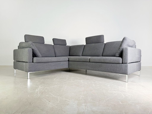 Ecksofa Brühl Alba Design Sofa Couch Mit Recammiere Grau