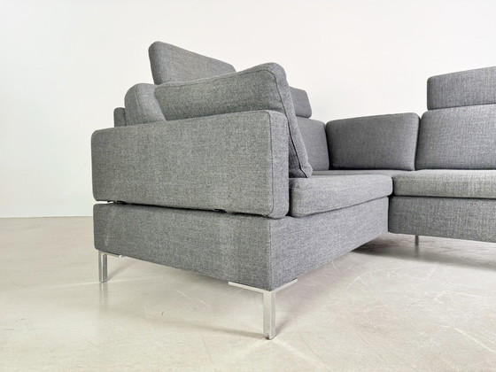 Image 1 of Ecksofa Brühl Alba Design Sofa Couch Mit Recammiere Grau
