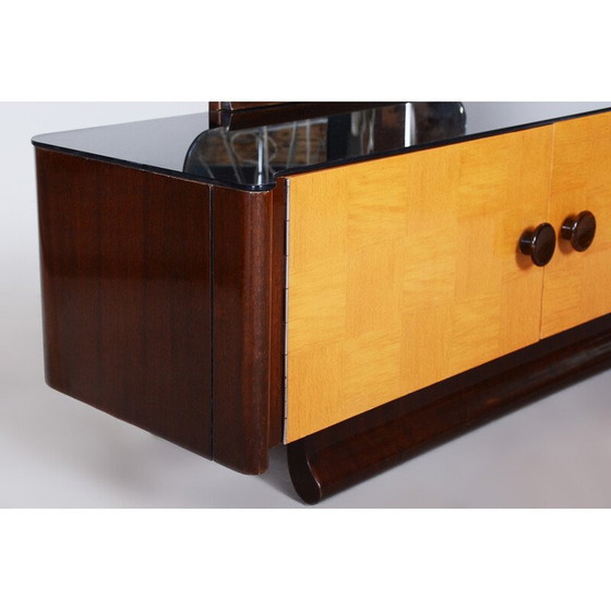 Image 1 of Art Deco Frisiertisch aus Mahagoni-Ahorn von Jindrich Halabala für Up Zavody, 1940er Jahre