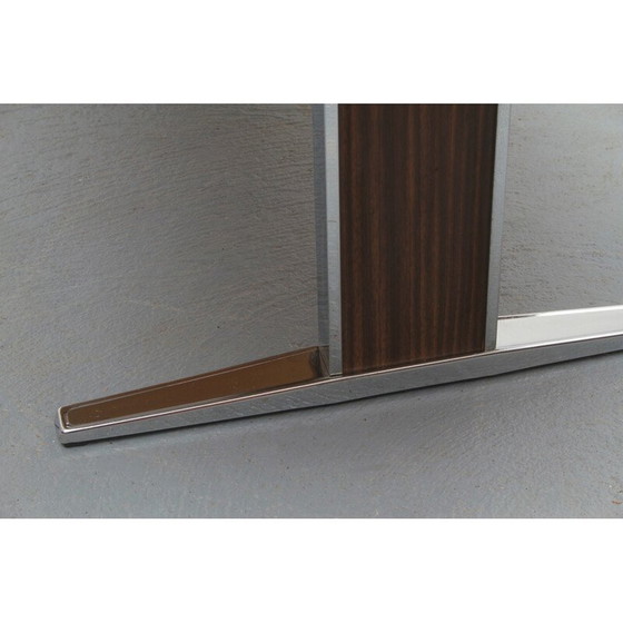 Image 1 of Vintage Couchtisch aus Teakholz und Emaille, 1970