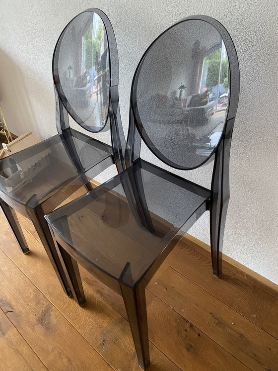 Image 1 of Satz Kartell-Stühle Ghost