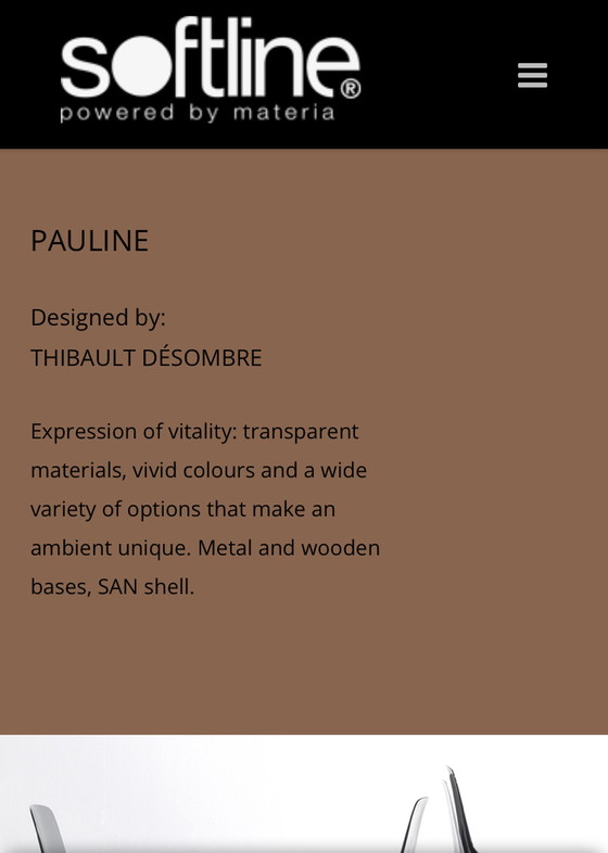 Image 1 of 4x Softline Pauline Stuhl