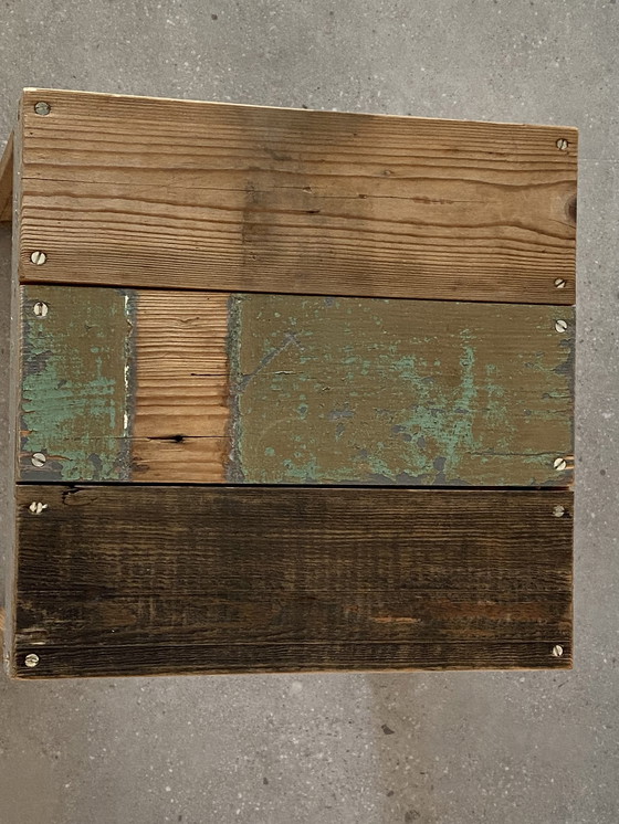 Image 1 of Piet Hein Eek – Hocker aus Altholz