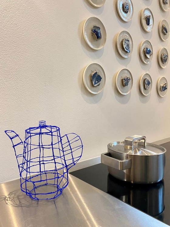 Image 1 of Teekanne 3D zeichnen - Blau