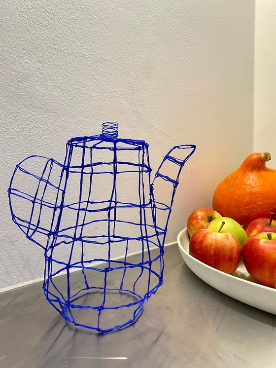 Image 1 of Teekanne 3D zeichnen - Blau