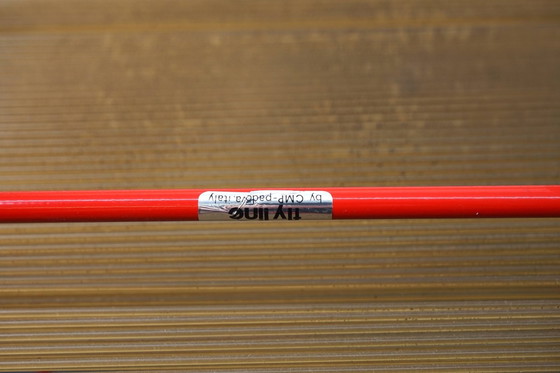 Image 1 of Rote Spaghetti Stühle von Giadomenico Belnti für Fly Line, Italien, 1970er, 2er Set