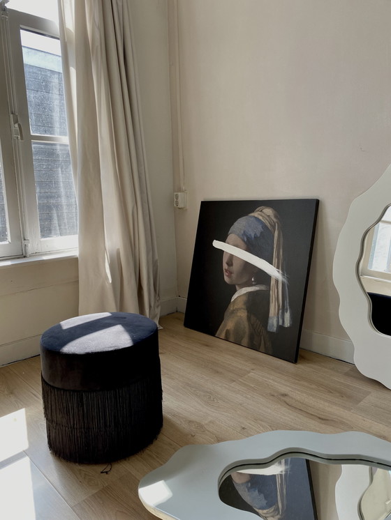 Image 1 of Le Pearl grey/green wandspiegel