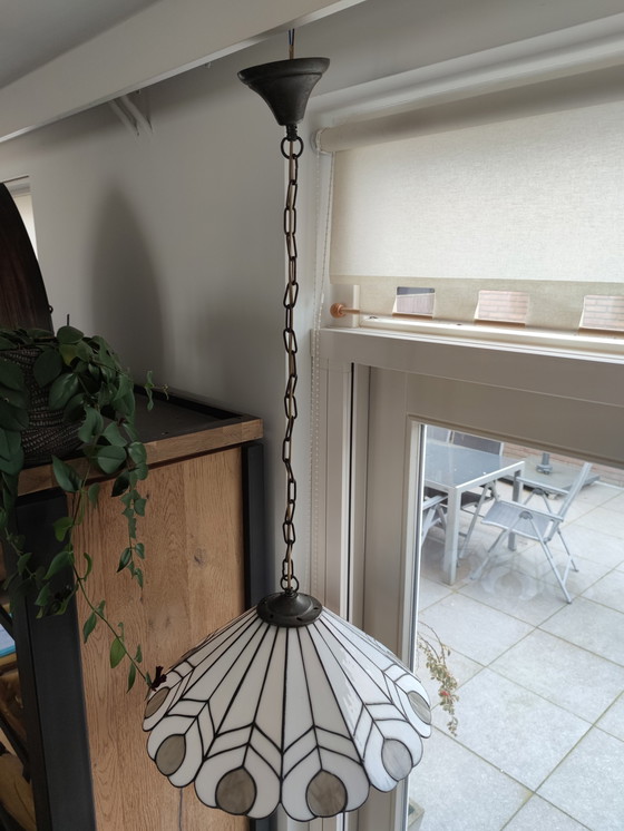 Image 1 of Hängelampe im Tiffany-Stil aus den 60er/70er Jahren