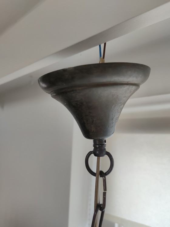 Image 1 of Hängelampe im Tiffany-Stil aus den 60er/70er Jahren