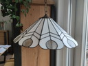 Hängelampe im Tiffany-Stil aus den 60er/70er Jahren