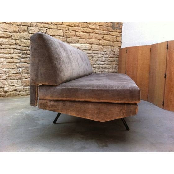 Image 1 of Mid century grau Daybed Sofa, Italien - 1960er