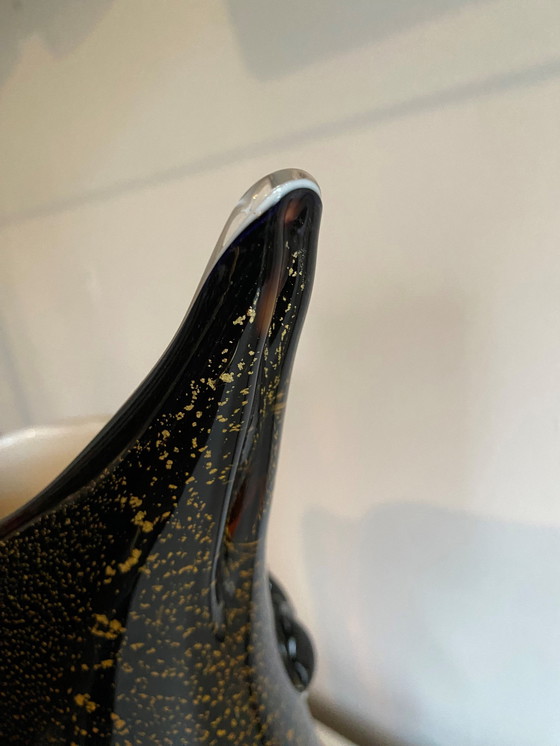 Image 1 of Fischkopf-Vase aus Murano-Glas im Stil von Picasso 1980er Jahre