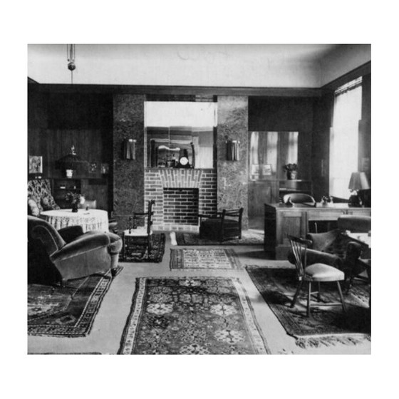 Image 1 of Ein Paar alte Kaminsessel von Adolf Loos und Heinrich Kulka Wien 1930