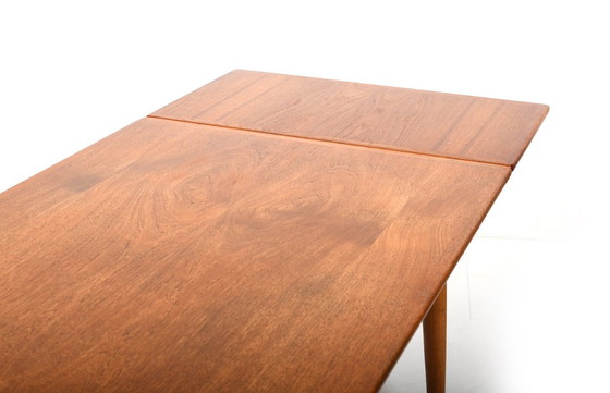 Image 1 of Teak & Eiche AT-312 Esstisch von Hans J. Wegner für Andreas Tuck, 1950er Jahre