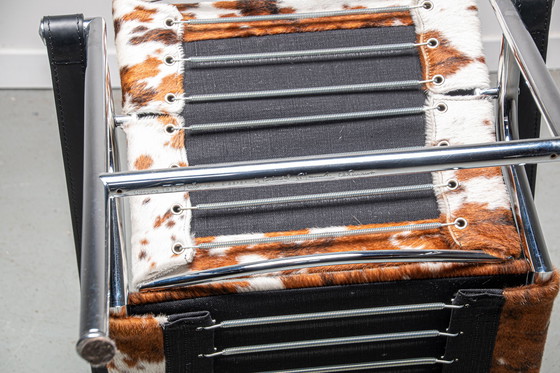 Image 1 of LC1 Stuhl von Le Corbusier, Pierre Jeanneret, Charlotte Perriand für Cassina, 1980er Jahre