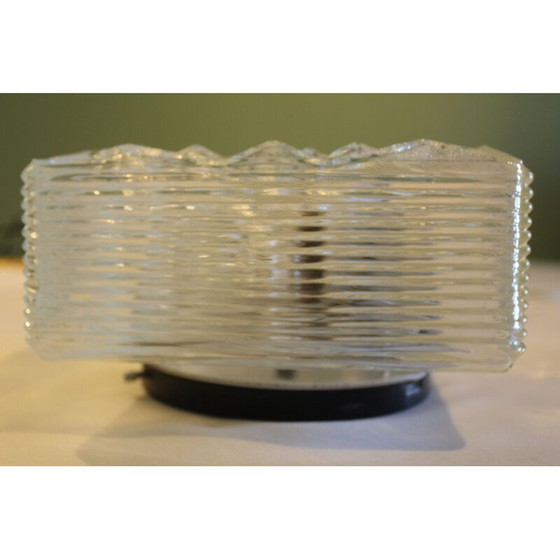 Image 1 of Decken- oder Wandleuchte aus Glas, Italien, 1970er Jahre