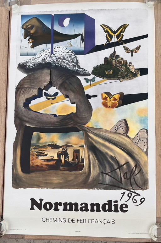 Poster Von Eisenbahn Normandie