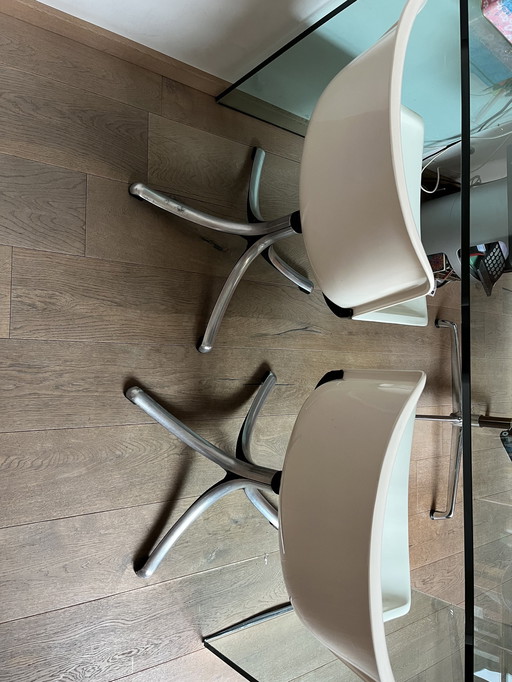 4X Stühle von Osvaldo Borsani für Tecno