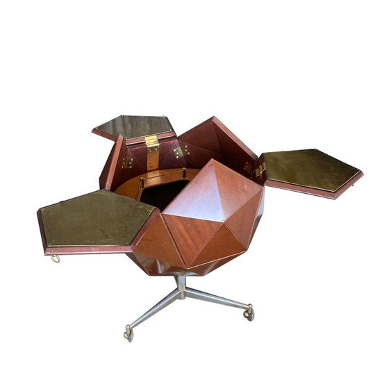 Image 1 of Vintage Barschrank auf Rädern von Vuillermoz, Frankreich 1960er Jahre