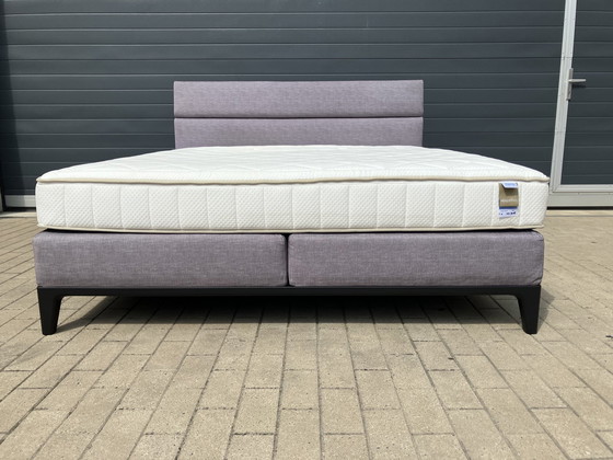 Image 1 of Sehr neue Auping Criade Boxspring 180 x 200 Light Grey Top Zustand!