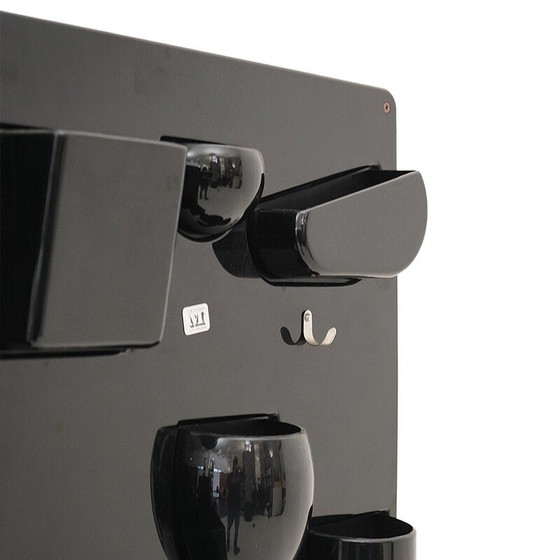 Image 1 of Schwarzes Wandablagefach „Uten.silo“ von Dorothee Maurer Becker für Design M, 1960er Jahre