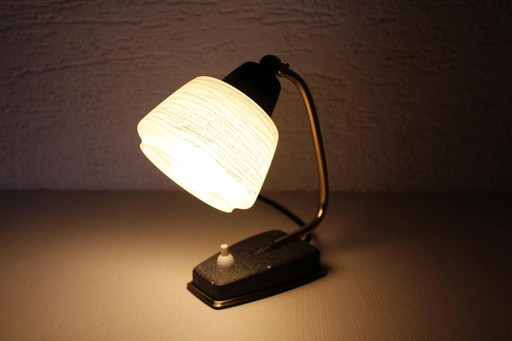 Kleine Tisch- oder Nachttischlampe aus den 50er Jahren