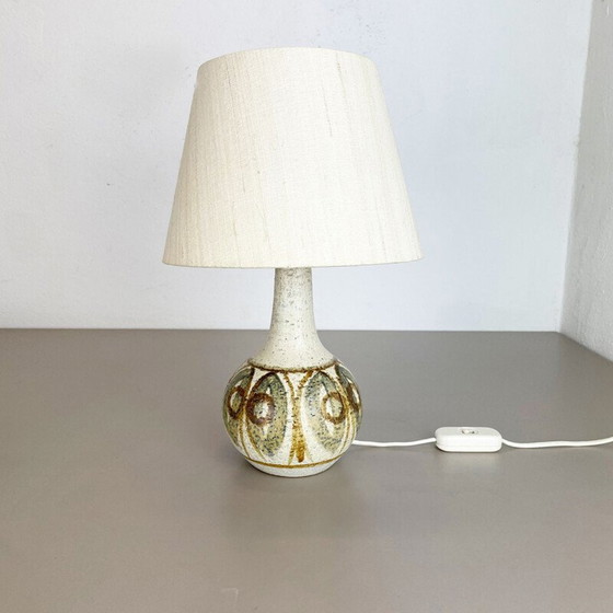 Image 1 of Vintage Keramik Tischlampe für Soholm, Dänemark 1970er