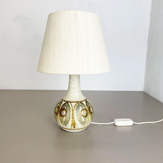 Image 1 of Vintage Keramik Tischlampe für Soholm, Dänemark 1970er